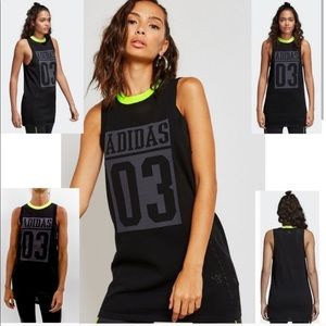 Adidas jogger & knit tank set.